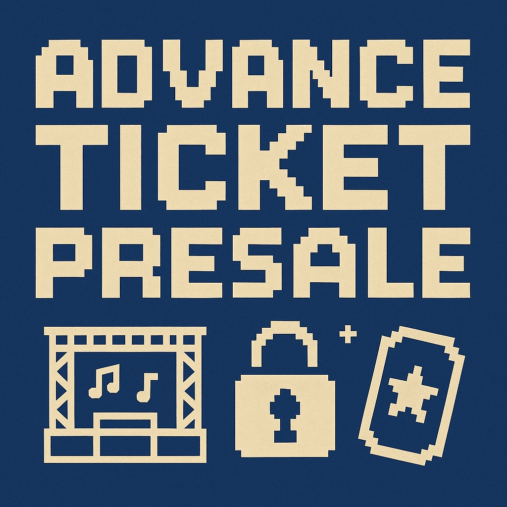 Advance Presales: Stage, Lock, Tickets and:: the advance presale code for early access before the main onsale